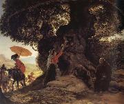 At the Madonna-s oak Karl Briullov